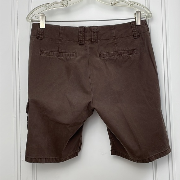 GAP Favorite Chino Cargo Shorts brown mid rise semi vintage - Picture 7 of 14